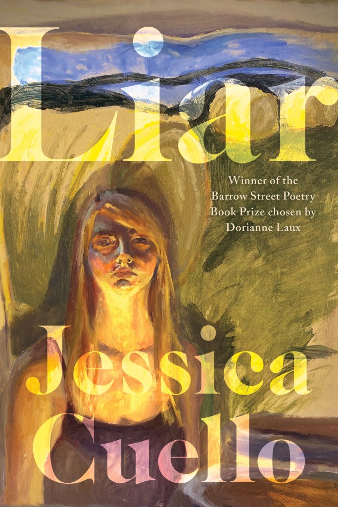 Cover of Liar: painting of a girl in front of a field